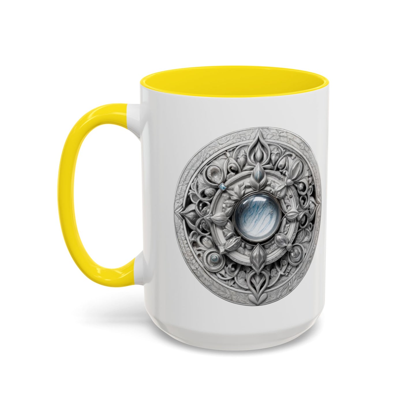 Moonstone Gemstone Coffee Mug with Empowering Quote and QR Code Perfect for Mystics and Creative Spirits Beautiful Crystal Lovers