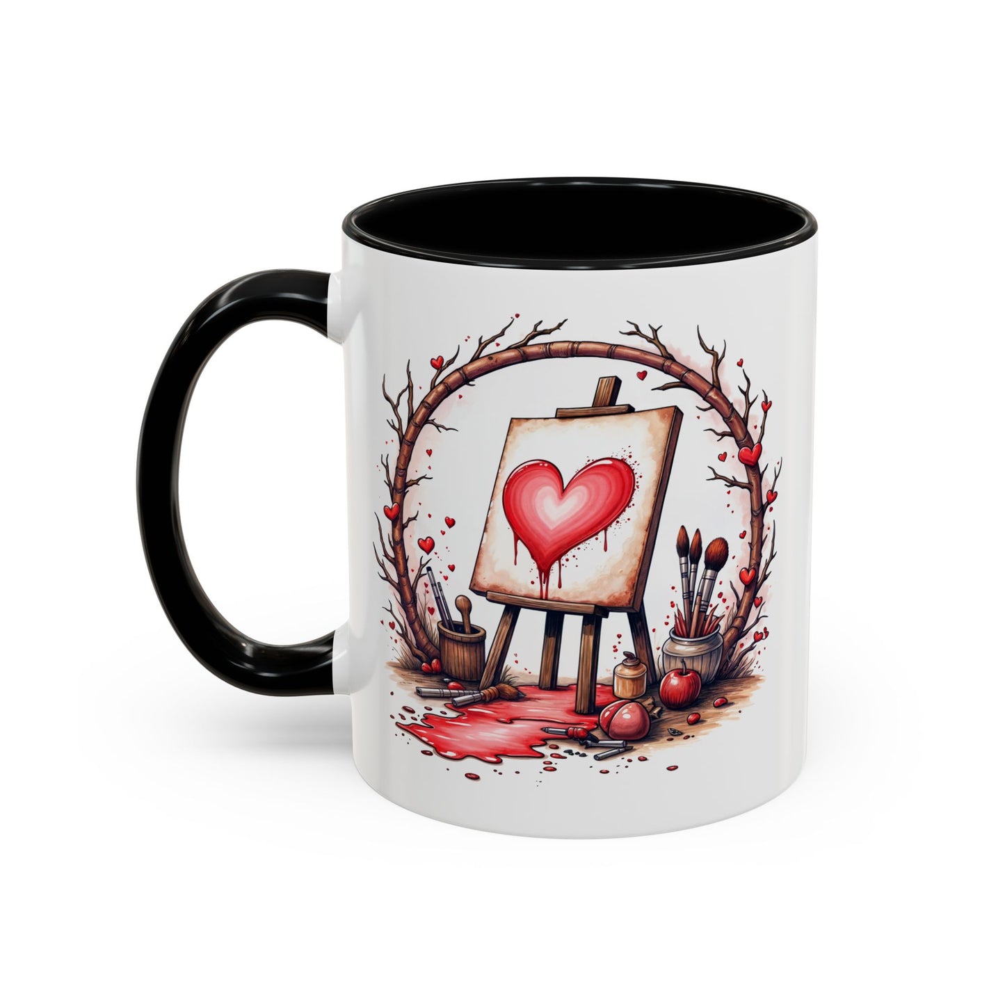 My Masterpiece Mug Unique Lovers Coffee Gift for Romantic Couples Perfect Artistic Present with Heartwarming Love Quote QR Quote Video