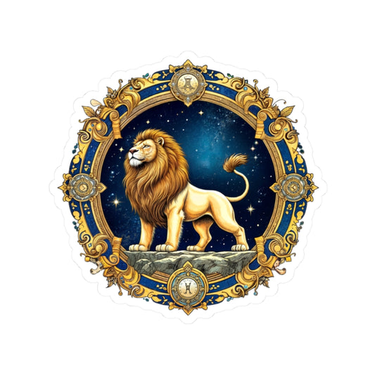 Leo Zodiac Astrology - Kiss-Cut Stickers