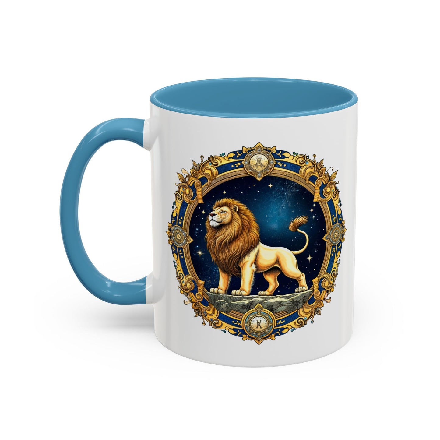 Leo Astrology Zodiac Sign Quote Coffee Mug with QR Code (11, 15oz)