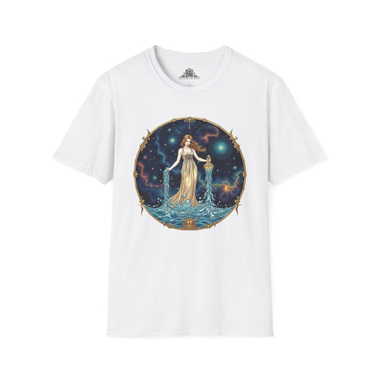 Aquarius Zodiac Astrology - Softstyle Tee T-Shirt