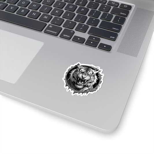 Printify Paper products Tiger Wild Motivation - Kiss-Cut Stickers