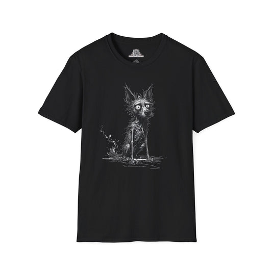 Printify T-Shirt XS / Black T-Shirt - I'm Fine Dog - Everything's Fine