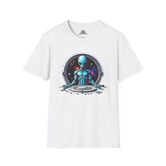 Printify T-Shirt XS / White T-Shirt - Galactic Traveler Ready for Cosmic Adventures! - Alien & Space
