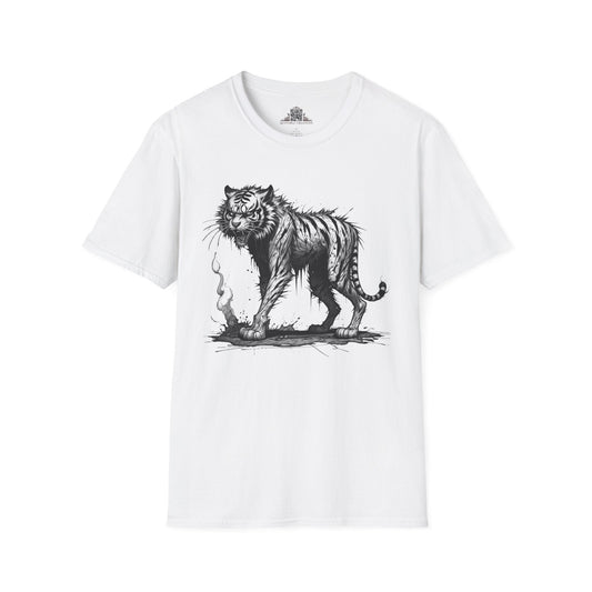 Printify T-Shirt XS / White T-Shirt - I'm Fine Tiger - Everything's Fine